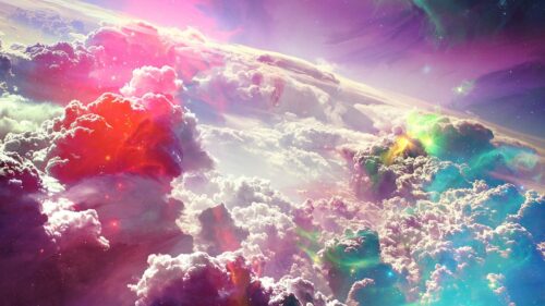 Sky, Light, Abstraction 4K Desktop Wallpapers Free Download