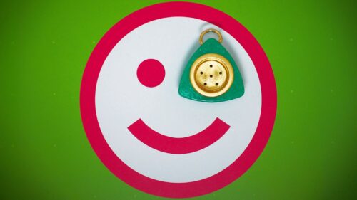 Smile, Red, Button, Eye 4K Desktop Wallpapers Free Download