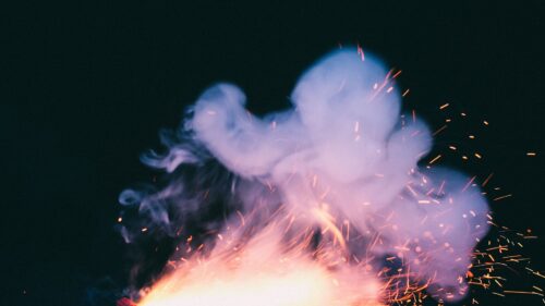 Smoke, Sparks, Dark, Background 4K Desktop Wallpapers Free Download