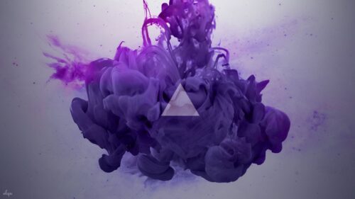 Smoke, Triangle, Lilac 4K Desktop Wallpapers Free Download