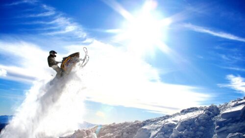 Snow, Sky, Sun 4K Desktop Wallpapers Free Download