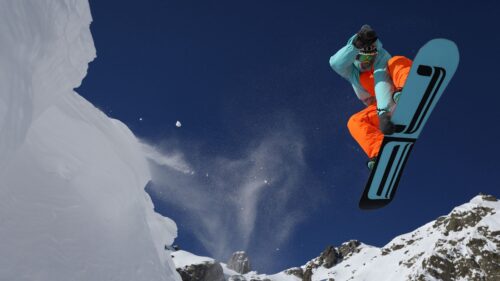 Snow boarding, Mountain, Snow 4K Desktop Wallpapers Free Download