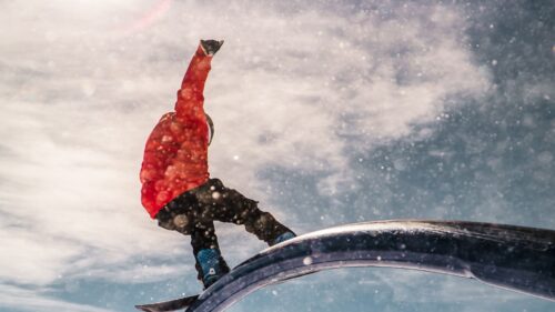 Snowboarder, Snowboard, Helmet 4K Desktop Wallpapers Free Download