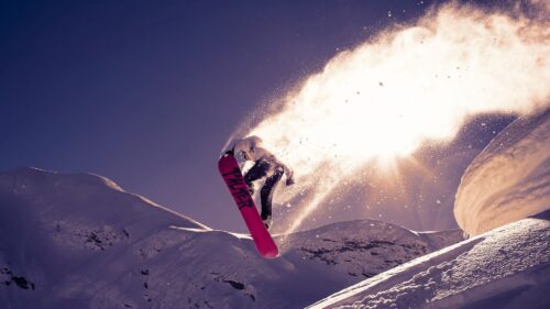 Snowboarding, Trick, Jump, Snow 4K Desktop Wallpapers Free Download