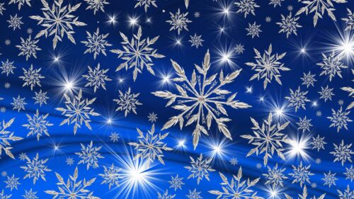 Snowflakes, Art, Christmas 4K Desktop Wallpapers Free Download