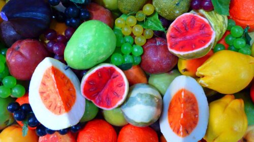 Soaps, Melon, Peach, Grapes 4K Desktop Wallpapers Free Download