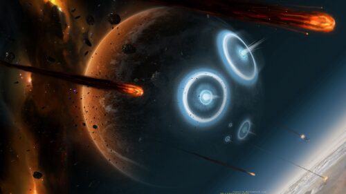 Space, Light, Planet, Sky 4K Desktop Wallpapers Free Download