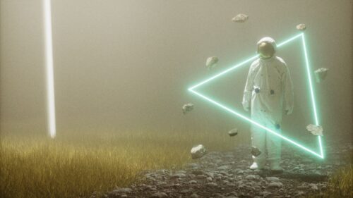 Spacesuit, Astronaut, Triangle HD Wallpapers Free Download