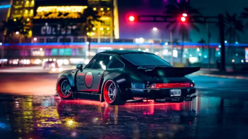 Sports Car, Neon Wallpapers Free Download
