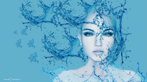 Spray, Face, Water Wallpapers Free Download