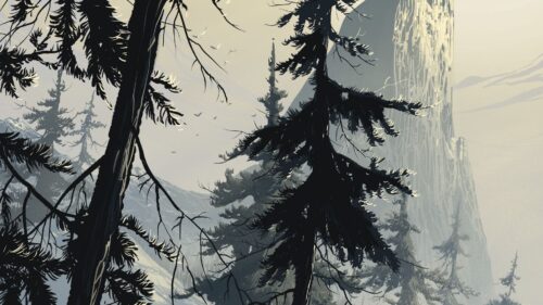 Spruce, Art, Forest Wallpapers Free Download