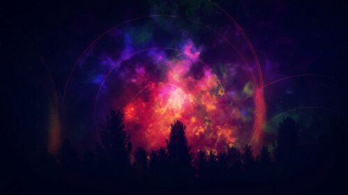Starry, Sky, Colorful Wallpapers Free Download