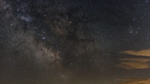 Starry, Sky, Galaxy, Brown Wallpapers Free Download