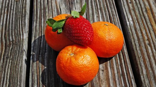 Strawberries, Tangerines, Fruit Wallpapers Free Download