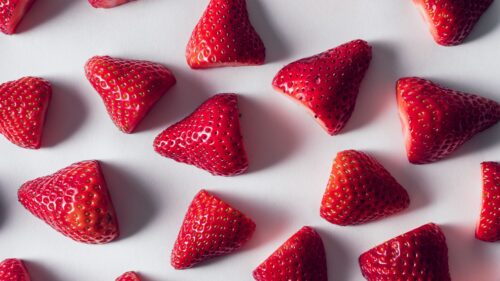 Strawberry, Minimalism, Ripe Wallpapers Free Download