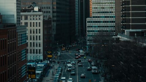 Street, Buildings, Aerial, View Wallpapers Free Download