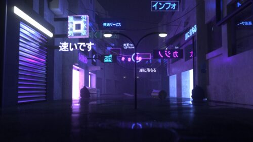 Street, Dark, Neon Wallpapers Free Download