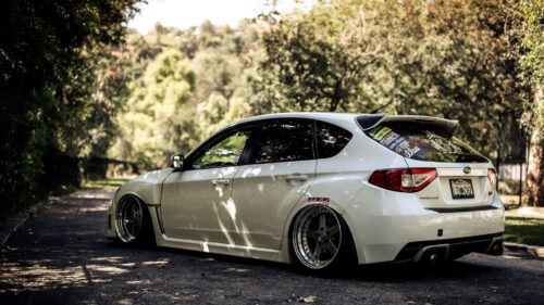 Subaru, Auto Car, Cars, Trees Wallpapers Free Download