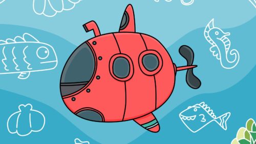 Submarine, Fish, Depth Wallpapers Free Download