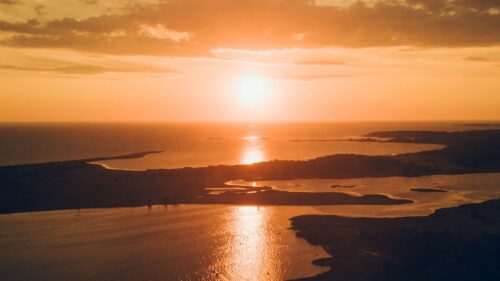 Sunset, Coast, Bay Wallpapers Free Download