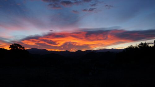 Sunset, Mountains, Dusk Wallpapers Free Download