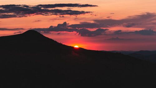 Sunset, Mountains, Peak Wallpapers Free Download