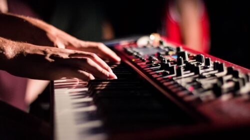Synthesizer, Fingers, Play Wallpapers Free Download