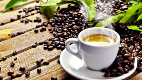 Table, Grains, Leaves, Saucer Wallpapers Free Download
