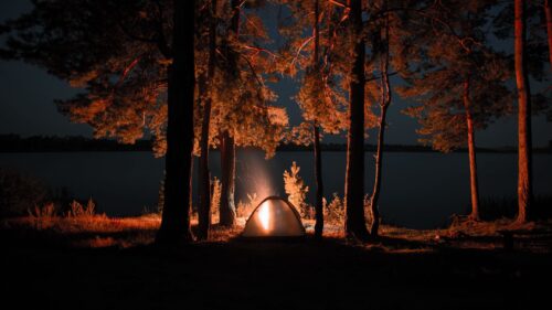 Tent, Campfire, Night HD Wallpapers Free Download