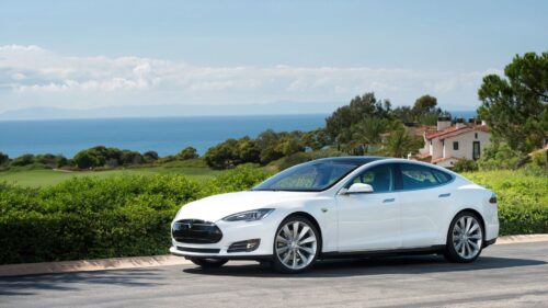 Tesla Model, Tesla Model S, White HD Wallpapers Free Download