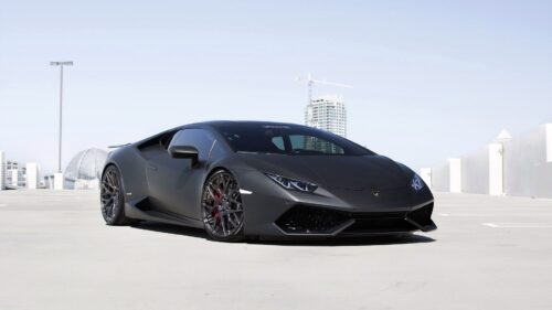 The Wallpapers Related to Lamborghini, Huracan, Black, Side View