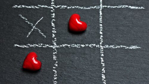Tic Tac Toe, Hearts HD Wallpapers Free Download