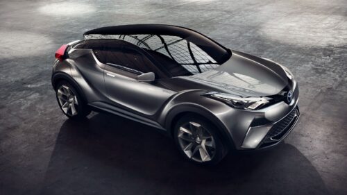 Toyota CHR, Side View, Gray Wallpapers Free Download