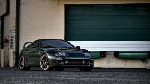 Toyota Supra, Green Wallpapers Free Download
