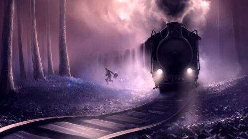 Train, Man, Railroad Wallpapers Free Download