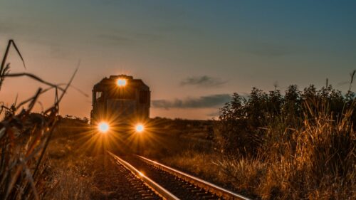 Train, Railway, Evening Wallpapers Free Download