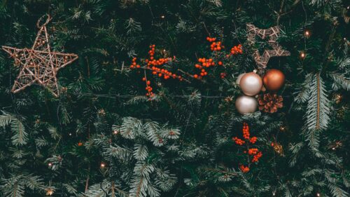 Tree, Balls, Decorations Wallpapers Free Download