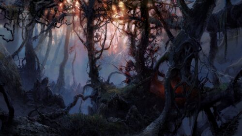 Trees, Forest, Art Wallpapers Free Download