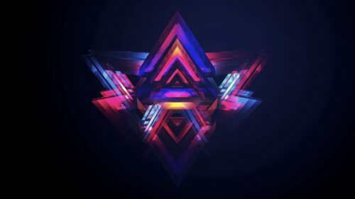 Triangle, Bright, Colorful, Background Wallpapers Free Download