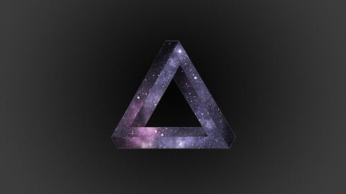 Triangle, Dark, Background, Light Wallpapers Free Download