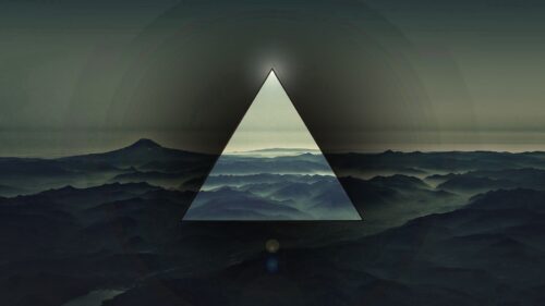 Triangle, Light, Dark Wallpapers Free Download