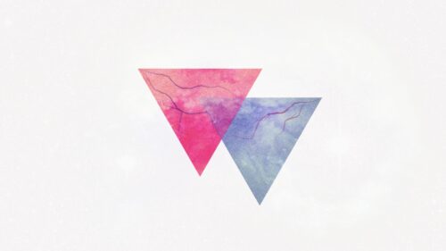 Triangle, Minimalism, Lightning Wallpapers Free Download