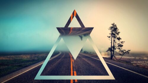 Triangle, Shape ,Background, Bright Wallpapers Free Download