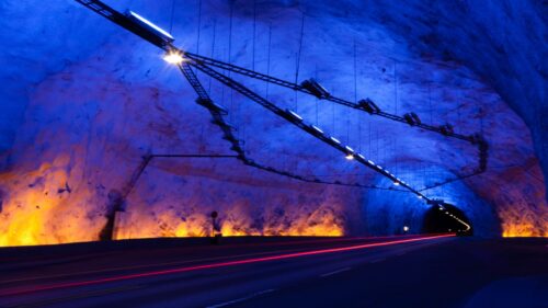 Tunnel, Dark, Lights Wallpapers Free Download