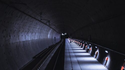 Tunnel, Subway, Rails Wallpapers Free Download