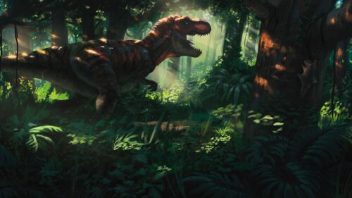 Tyrannosaurus, Dinosaur, Jungle Wallpapers Free Download