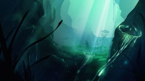 Underwater, Jellyfish, Depth Wallpapers Free Download