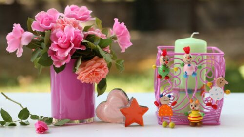 Vase, Flowers, Candles, Candle Wallpapers Free Download