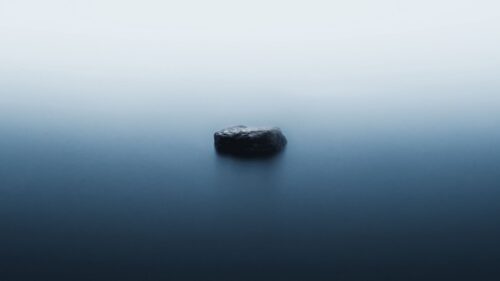 Water, Stone, Fog HD Wallpapers Free Download