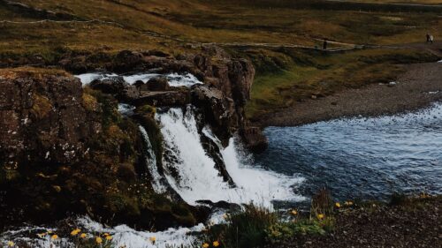 Waterfall, River, Mountain HD Wallpapers Free Download